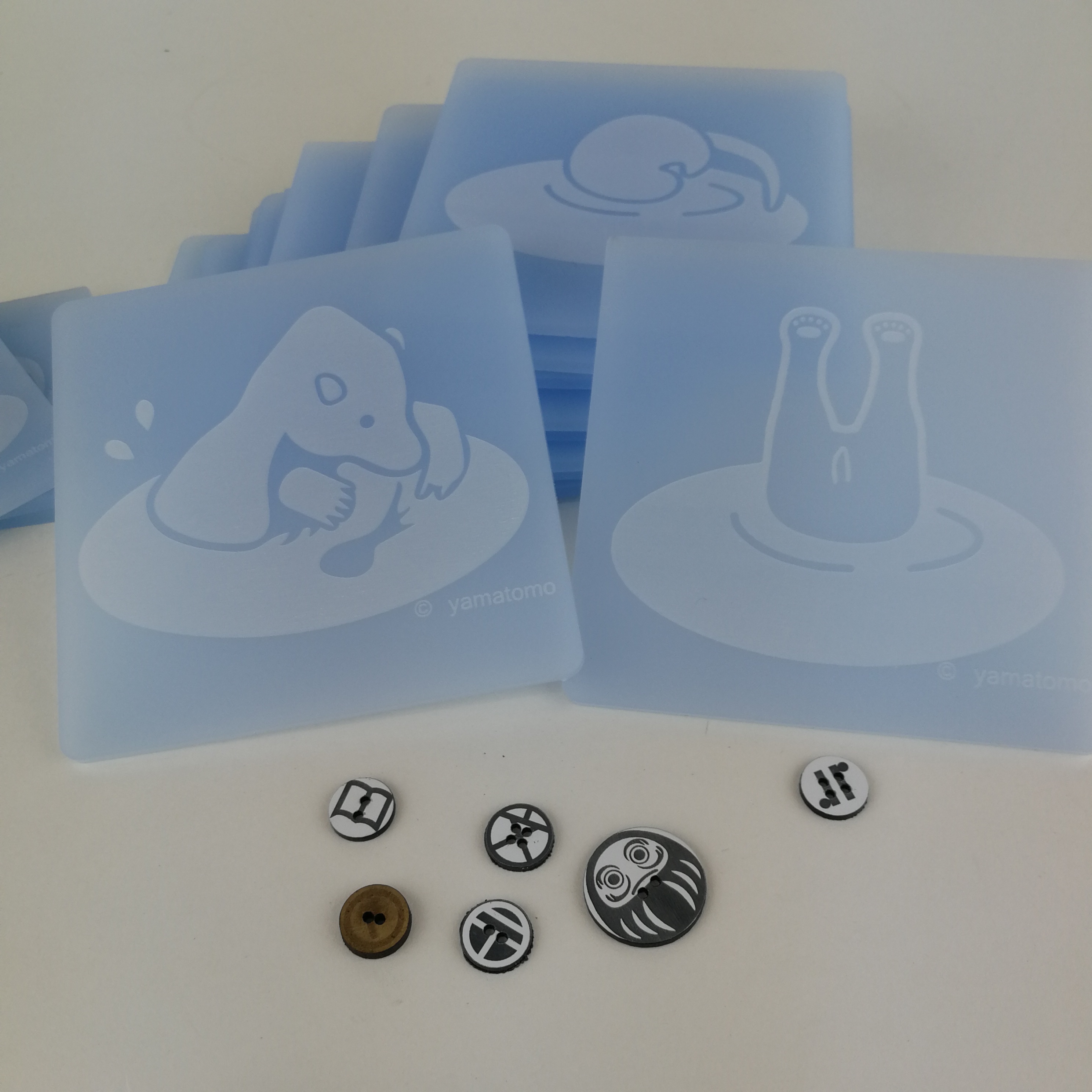 アクリルコースター制作例